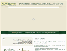 Tablet Screenshot of degamatasaciones.com